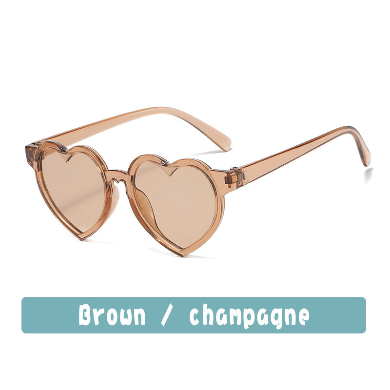 Wholesale Cute Heart Kids Sunglasses AC
